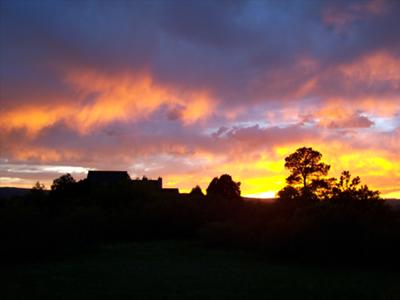 A beautiful end to a restful day at SonShine Ranch & Guest Home